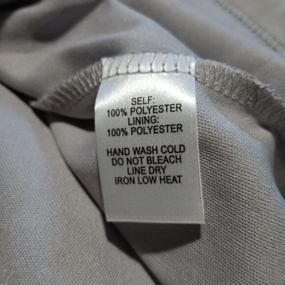 Lulu's Formal Backless Mini Dress Gray S NWT - Picture 8 of 10